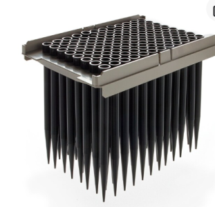 Black conductive 175 μL automation tips for Tecan liquid handling platforms, sterile and filtered for precise pipetting performance by Thermo Fisher Scientific