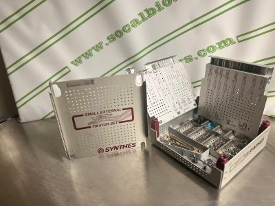 Synthes Small External Fixator Set with rods clamps and case – SoCalBioSys