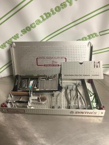 Surgical tools in organized tray