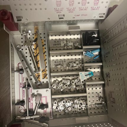 Synthes Small External Fixator Set with rods clamps and case – SoCalBioSys