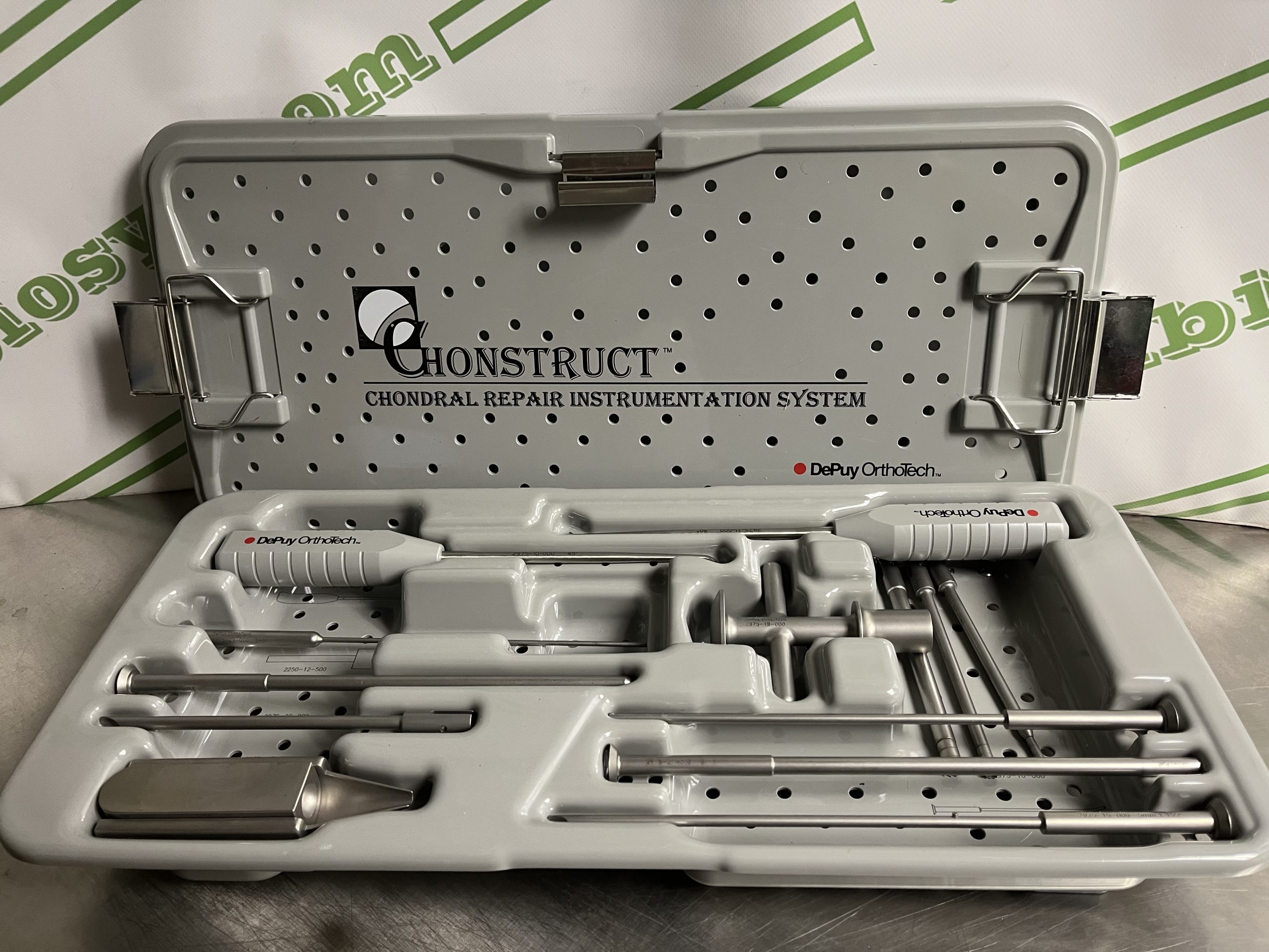 IMG_6318.jpg Premium DePuy Orthotech Chonstruct™ Chondral Repair Instrumentation System – surgical case with full instrumentation set for precision cartilage restoration. $849.00 Or Best Offer