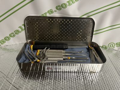 Codman Lumbar Laminectomy 14 pcs. accessory set with Sterilization case